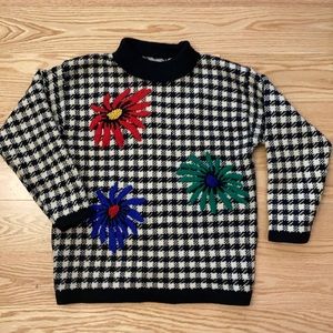 Esprit szL houndstooth Wool sweater